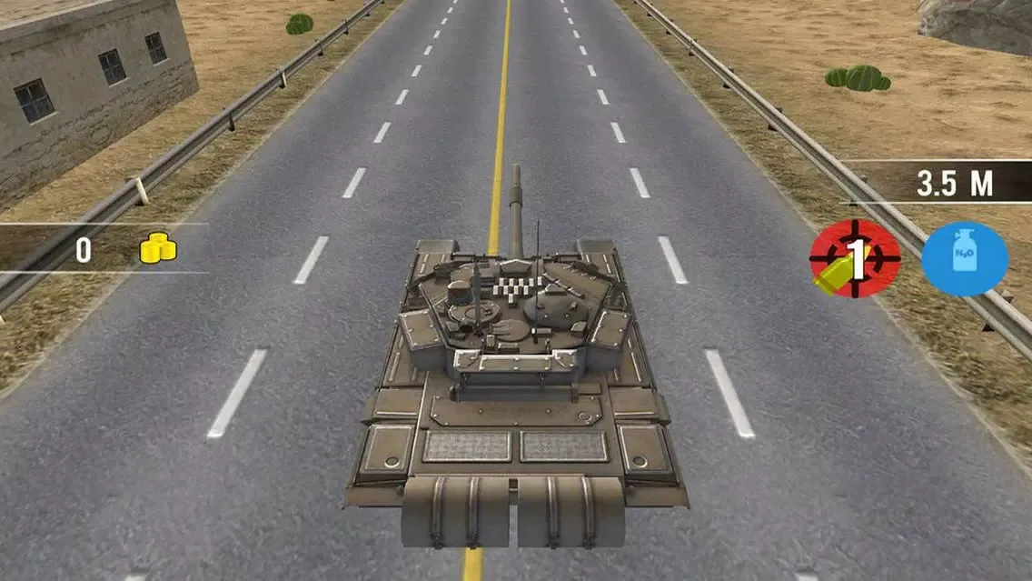 Zrzuty ekranu Crazy Tank: Traffic Speed