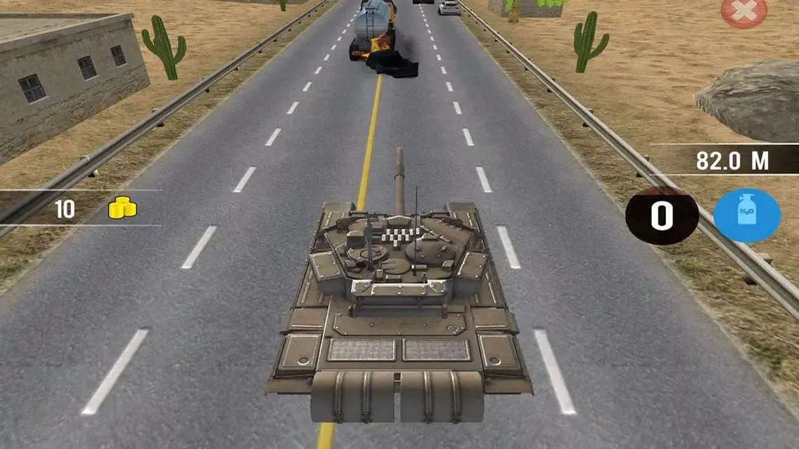 Zrzuty ekranu Crazy Tank: Traffic Speed