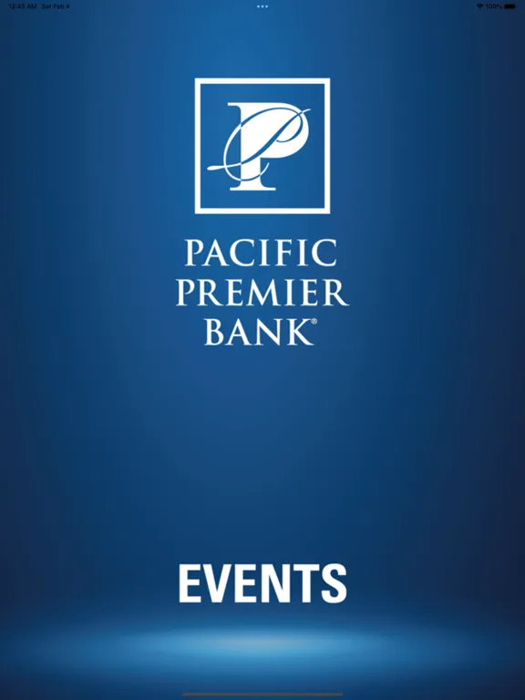Pacific Premier Bank Events iPad  स्क्रीनशॉट