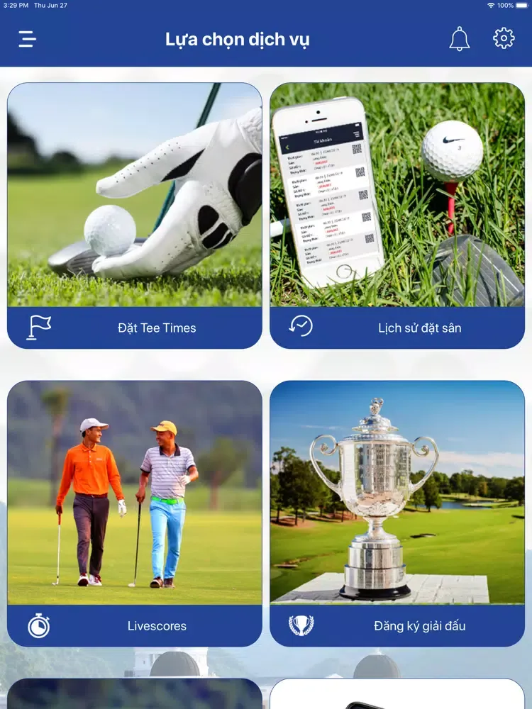 Ảnh chụp màn hình của HillTop Valley iGOLF iPad 