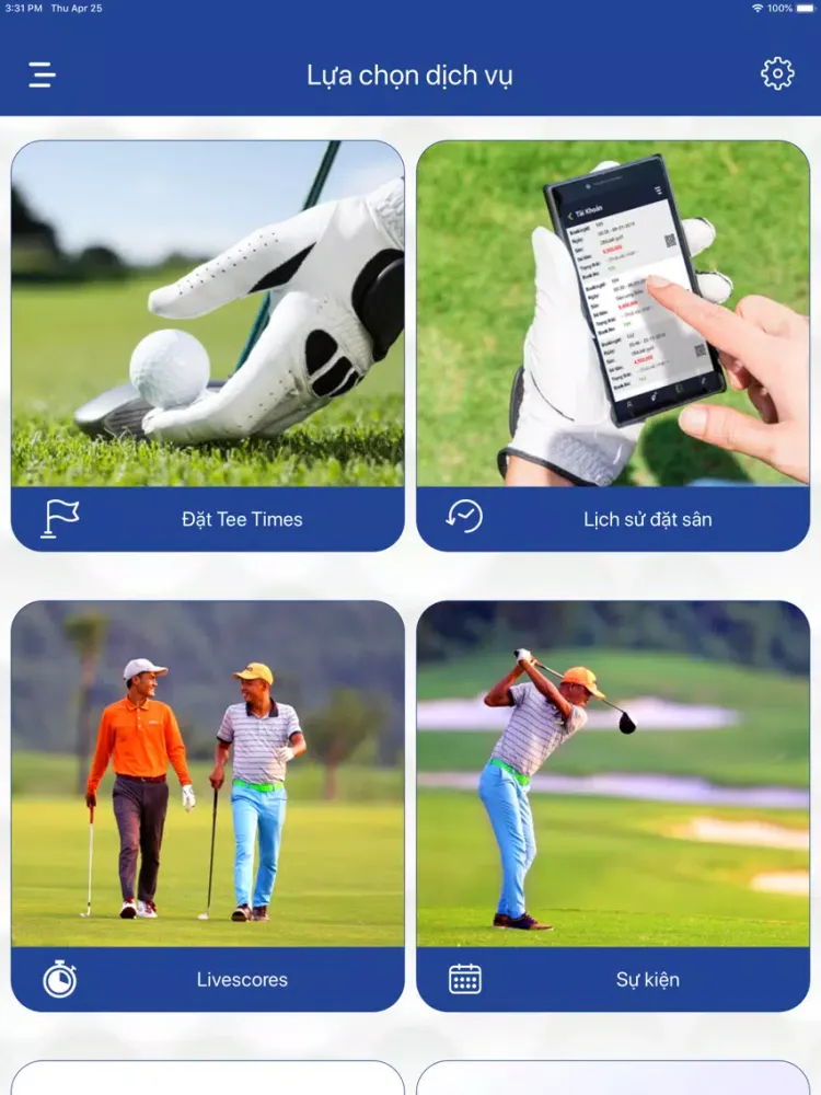 Скриншоты Lang Co iGOLF iPad 