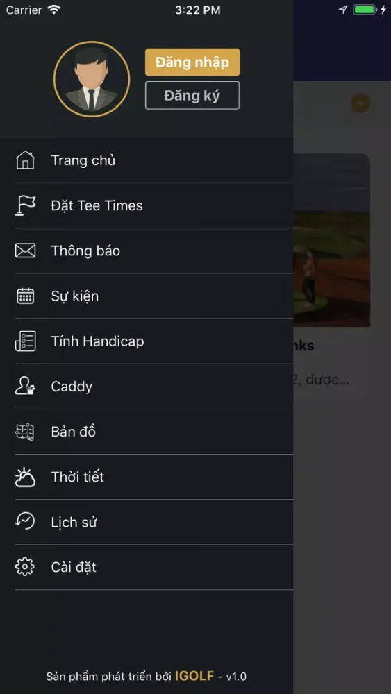 Capturas de tela do Dam Vac iGOLF