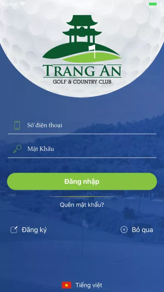 Ảnh chụp màn hình của Trang An iGOLF