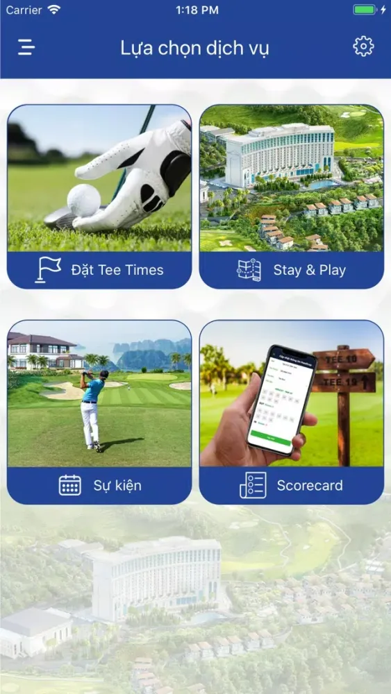 ภาพหน้าจอของ VP iGOLF