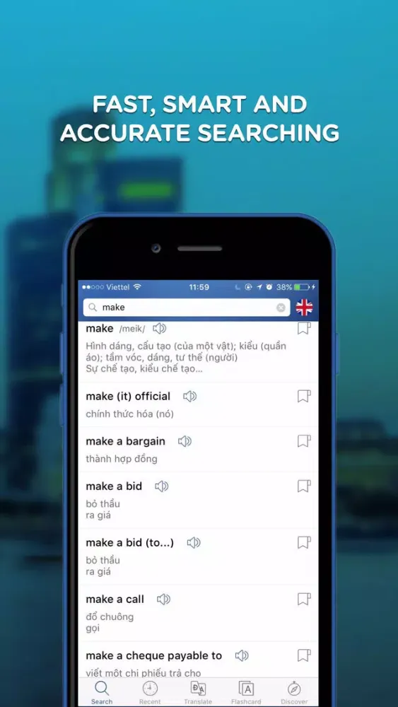 Vietnamese Dictionary Pro - Từ Điển Anh Việt स्क्रीनशॉट