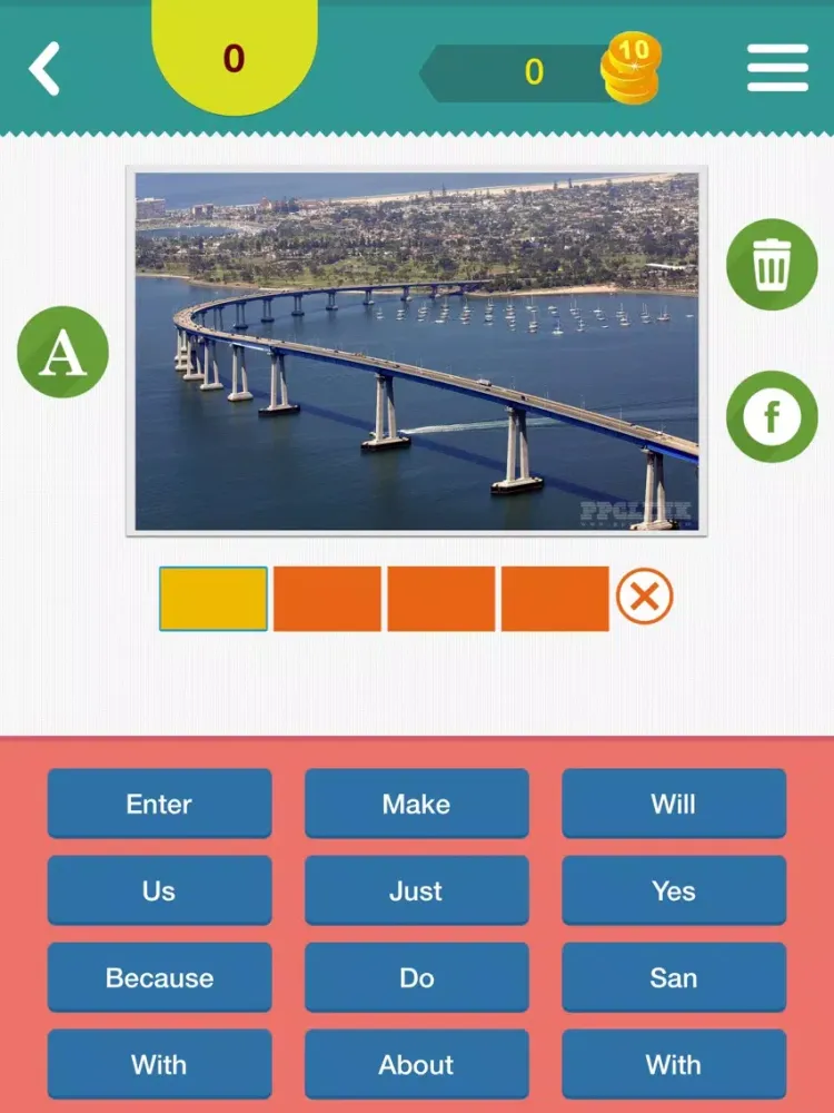 Screenshot di Word & Idiom Quiz - Word search through fun and challenging pictures iPad