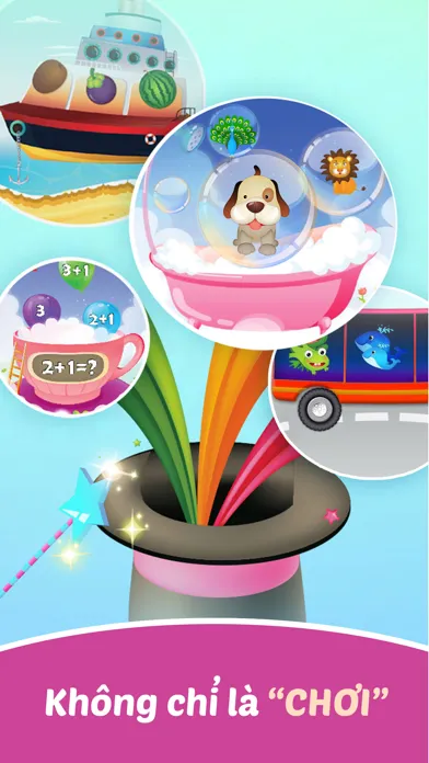 Tangkapan skrin Bảng chữ cái tiếng Anh, tiếng Việt, số đếm, ghép hình & game trí tuệ cho bé