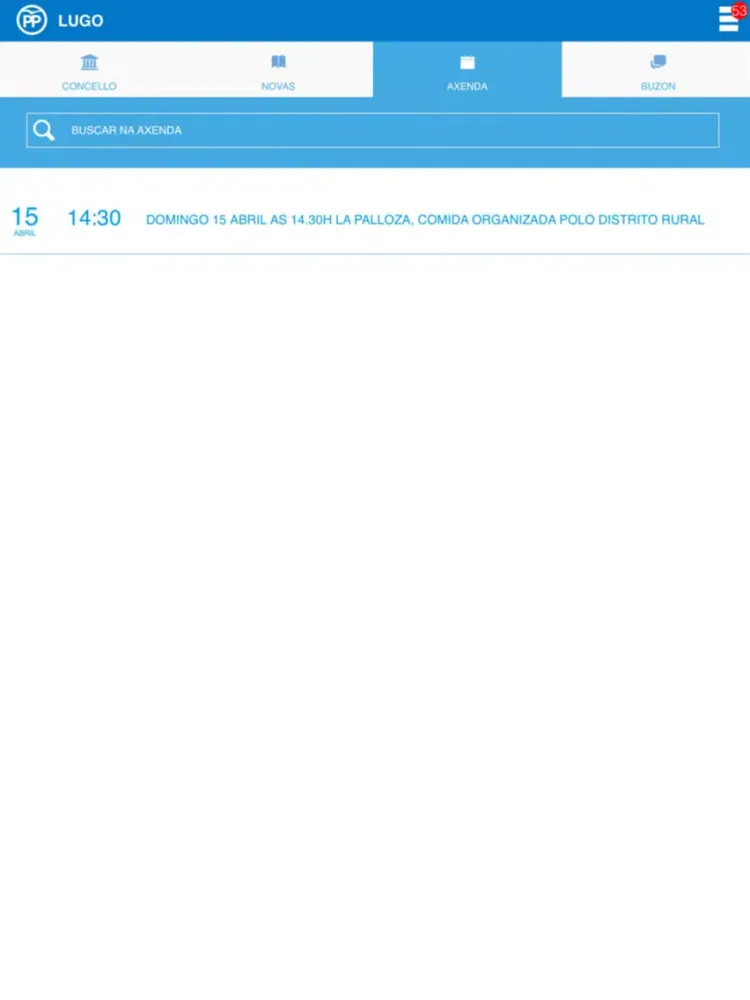 Capturas de tela do Populares Lugo App iPad 