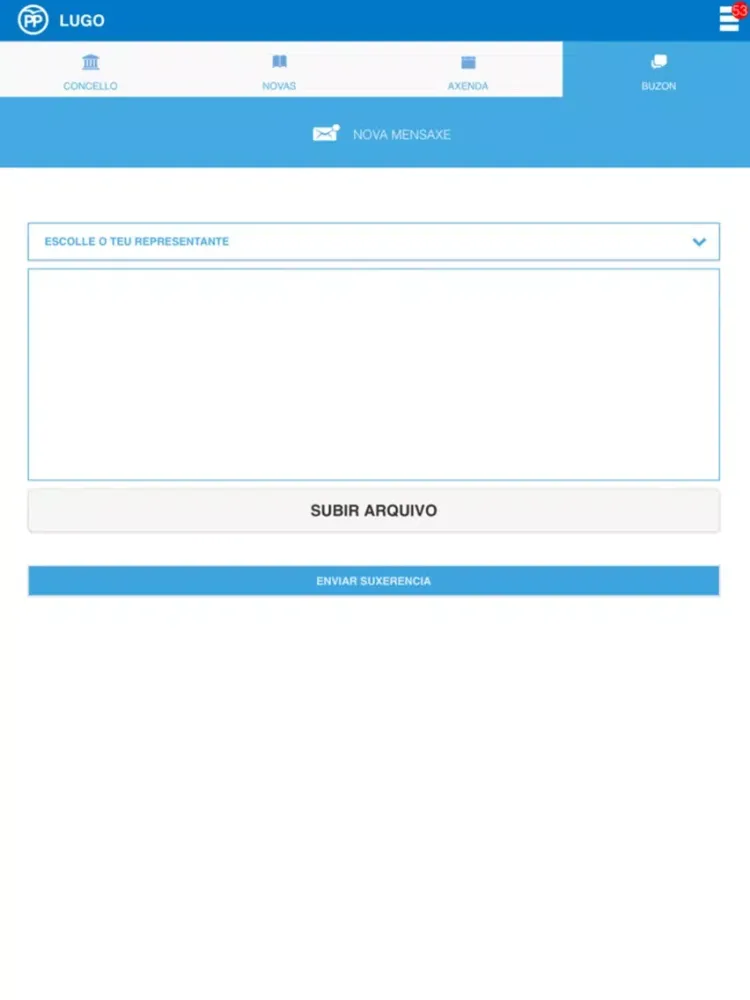Capturas de tela do Populares Lugo App iPad 
