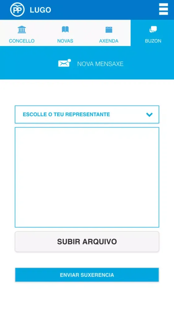 Capturas de tela do Populares Lugo App