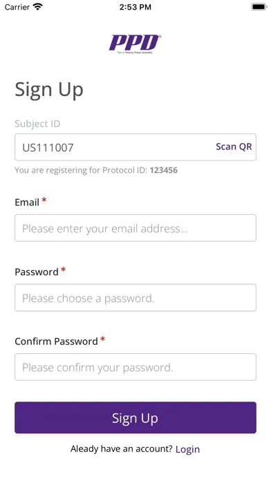 Скриншоты PPD Trial Portal