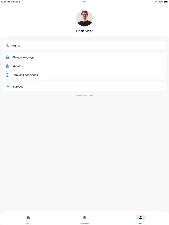 VI-Student Portal iPad  Ekran Görüntüleri