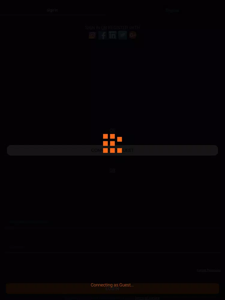 PPLConnect iPad  スクリーンショット