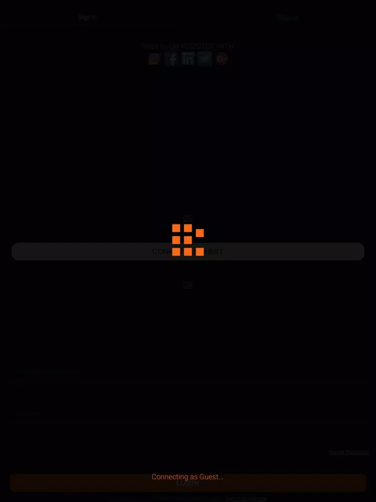 Tangkapan skrin PPLConnect iPad 