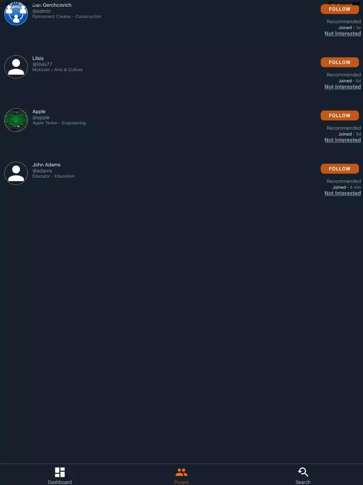 Tangkapan skrin PPLConnect iPad 