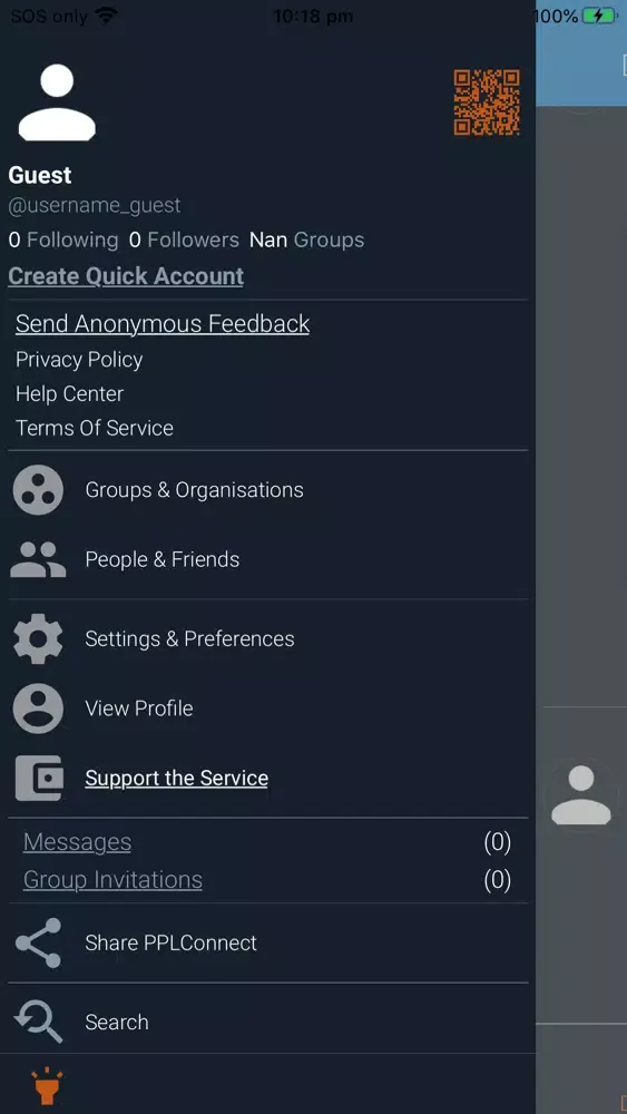 Tangkapan skrin PPLConnect