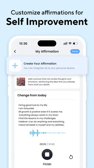 Subliminal:Daily Affirmations سکرین شاٹس