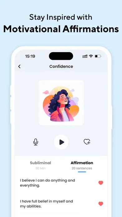 Subliminal:Daily Affirmations سکرین شاٹس