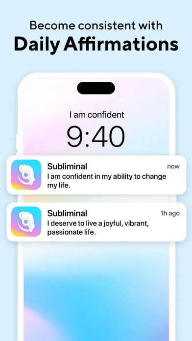 Subliminal:Daily Affirmations سکرین شاٹس