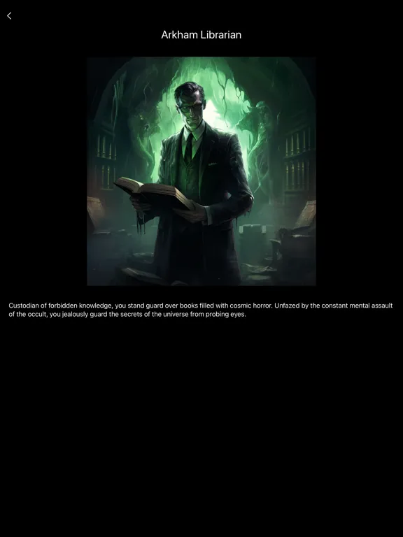 Tangkapan layar Realm Wayfarer: Text Based RPG iPad 