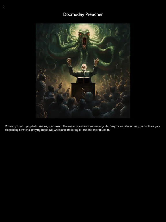 Tangkapan layar Realm Wayfarer: Text Based RPG iPad 