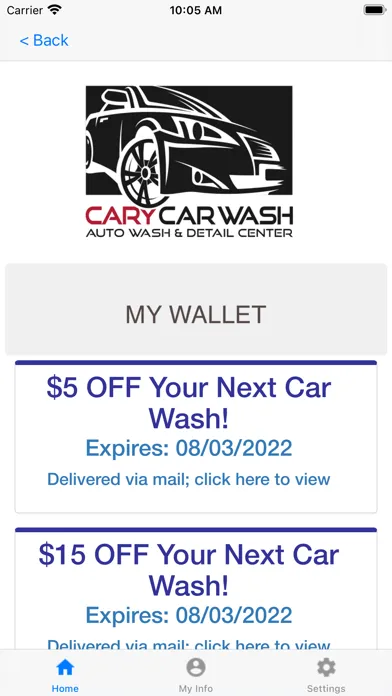 Cary Car Wash Rewards應用截圖