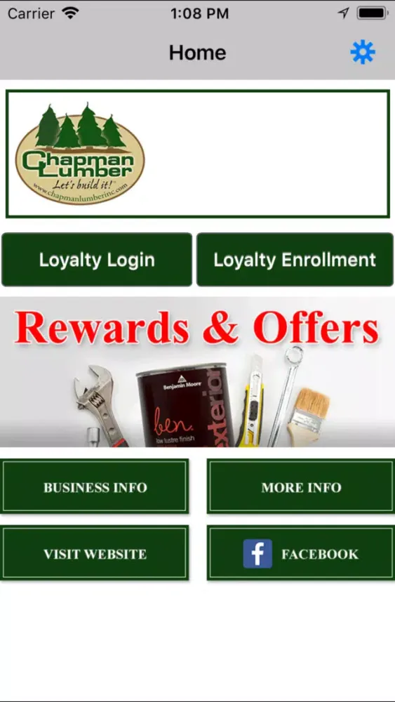 Zrzuty ekranu Chapman Rewards