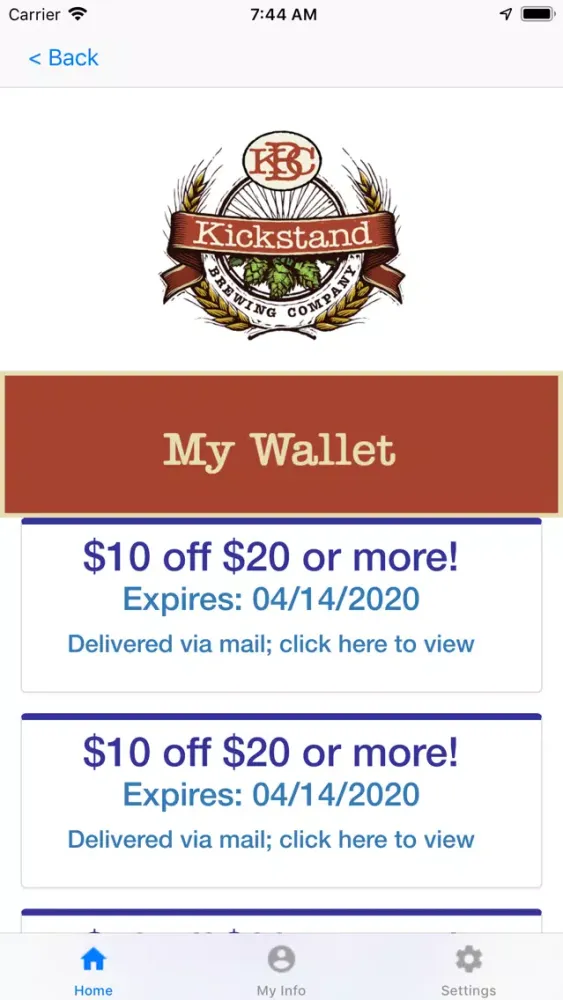 Kickstand Brewery Rewards應用截圖