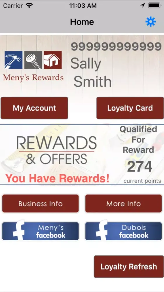 Meny's Rewards应用截图