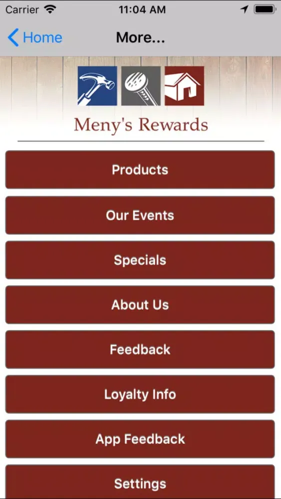 Meny's Rewards应用截图
