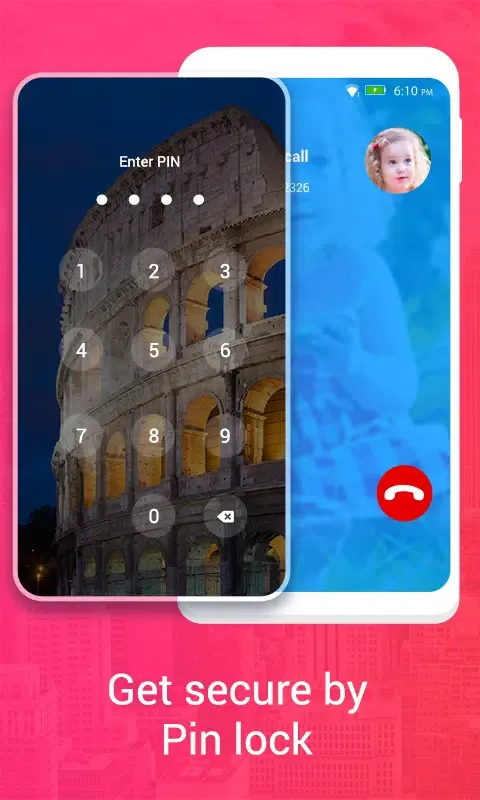 Zrzuty ekranu Call Lock