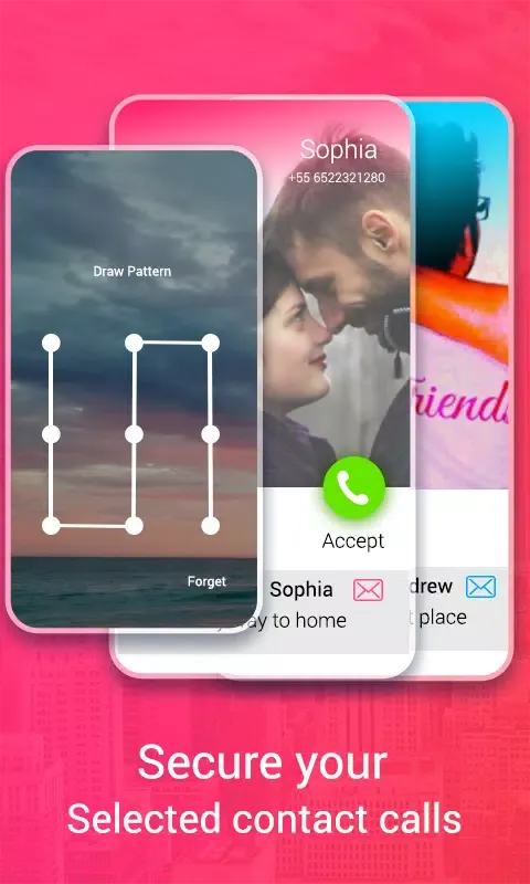 Zrzuty ekranu Call Lock