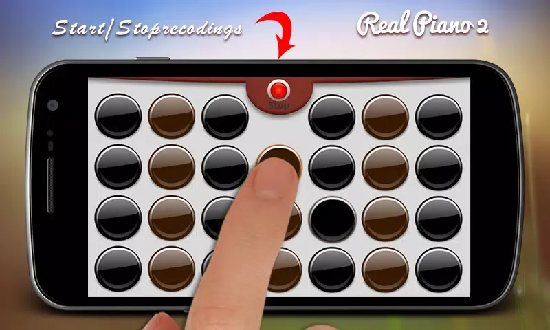 Capturas de tela do Piano_Accordian_Sound