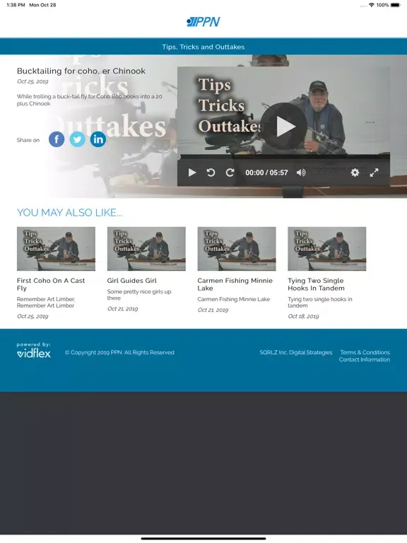 YouFish.TV iPad  Screenshots