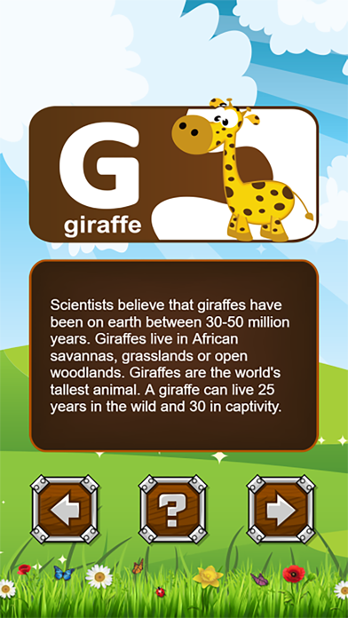 ภาพหน้าจอของ My New Alphabet Animals Zoo