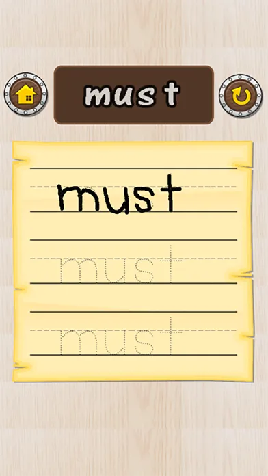 Ảnh chụp màn hình của Sight Words List Writing Worksheets
