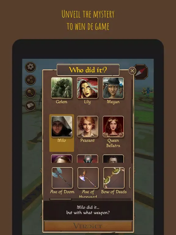 ภาพหน้าจอของ Wizards World iPad 