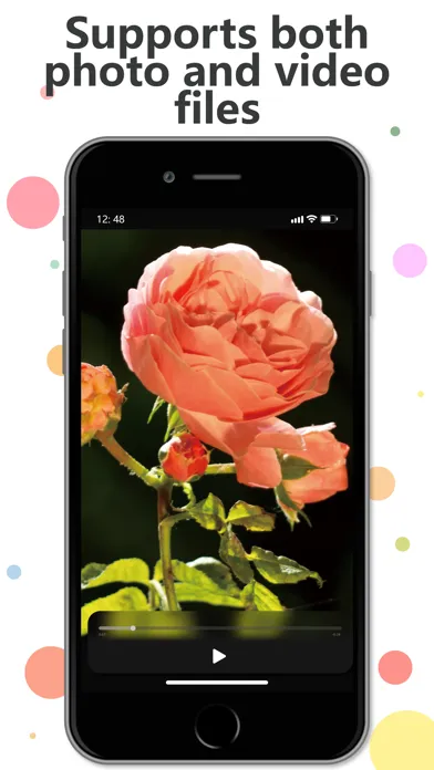 Delete photos by slide finger Screenshots