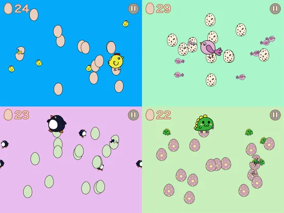 تصاویر Happy chickens - Lay eggs iPad 
