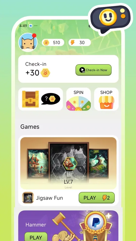 Screenshot di Puzzle Prizes Storm
