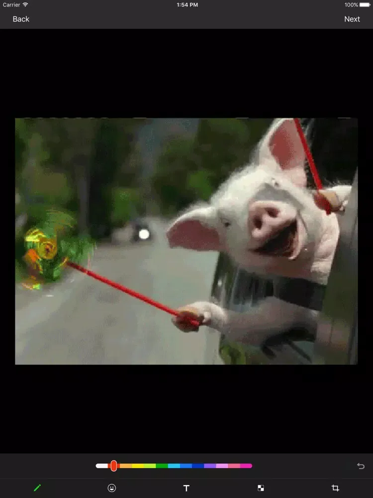 Tangkapan skrin GIF Show-GIF Make Sharp weapon iPad 