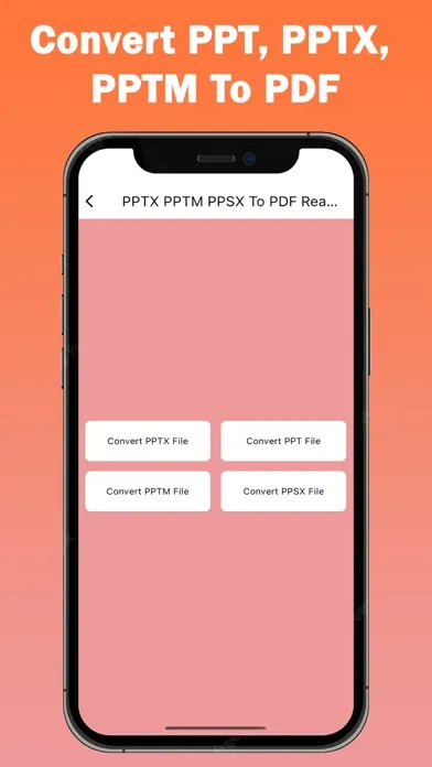 PPTX PPT PPTM To PDF Reader應用截圖