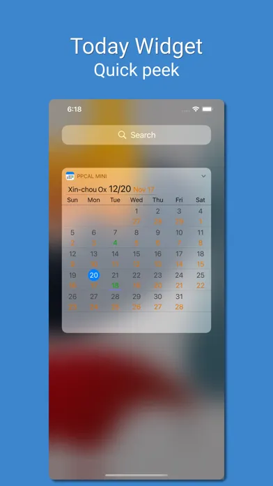 PP Holiday Calendar mini Ekran Görüntüleri
