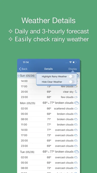 PP Weather Forecast mini应用截图