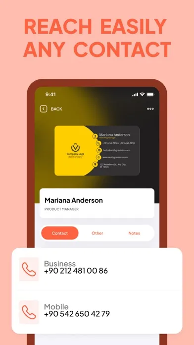 Lines - Business Card Scanner স্ক্রিনশট