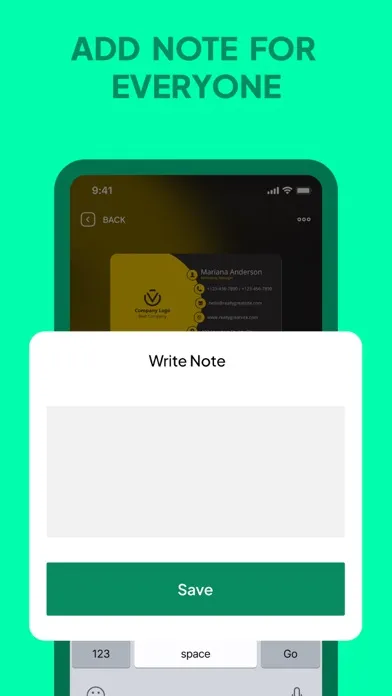 Lines - Business Card Scanner স্ক্রিনশট