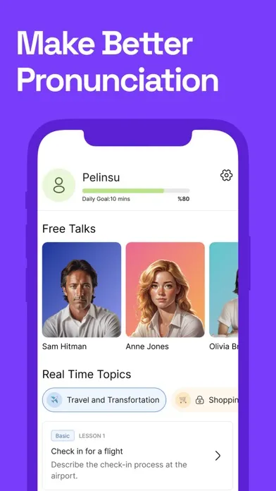 تصاویر SayAI: English AI Speaking
