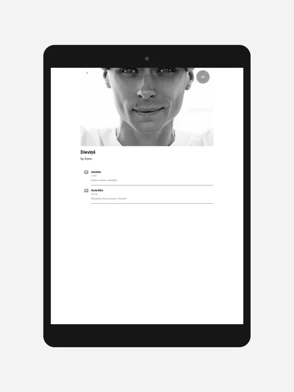 Tangkapan layar Vocal Master iPad 
