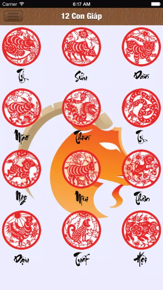 Tangkapan skrin Xem tử vi - tử vi trọn đời