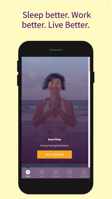 Tangkapan skrin Sura Flow Meditation